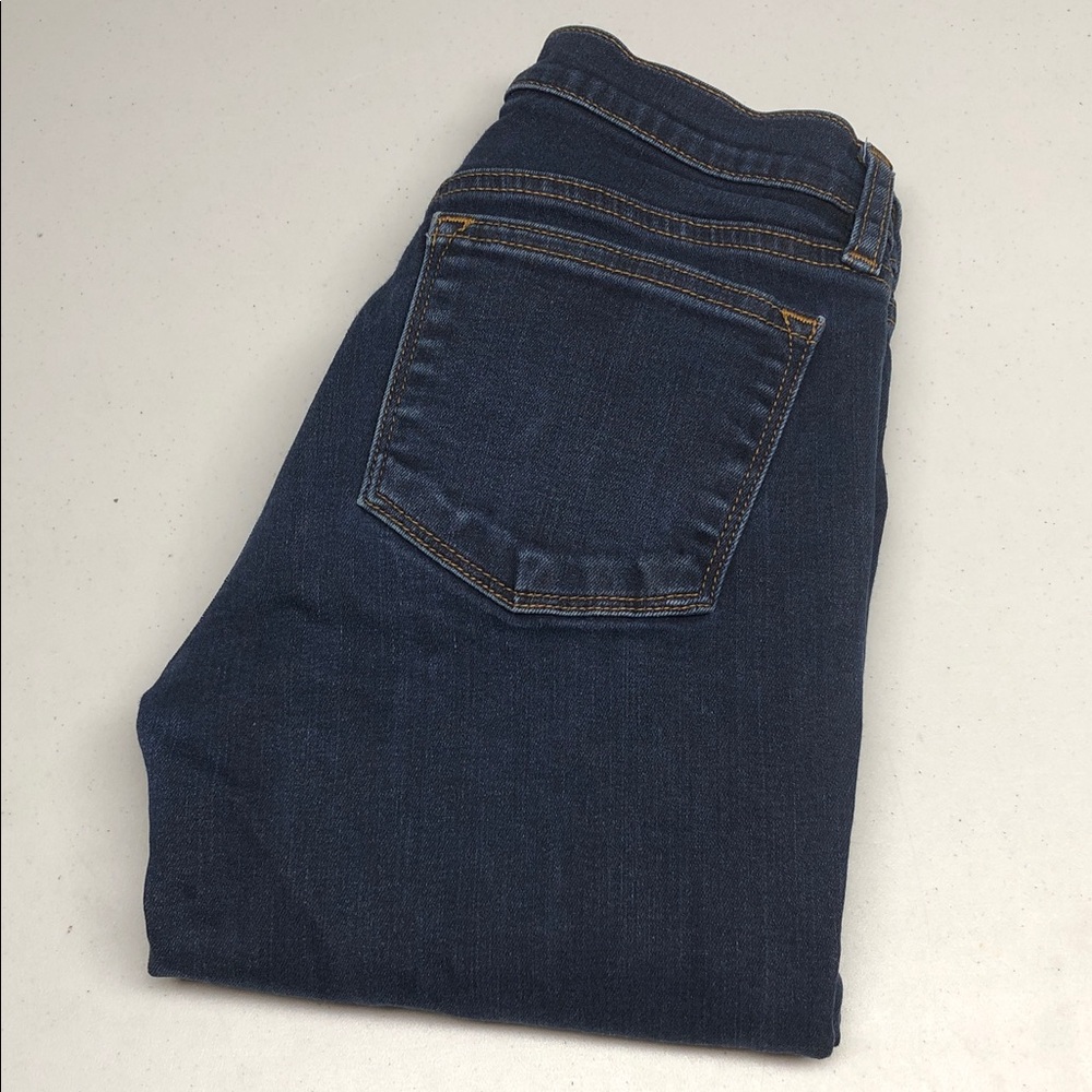 J. CREW DARKWASH SKINNY JEANS 00/24x30 ⭐️